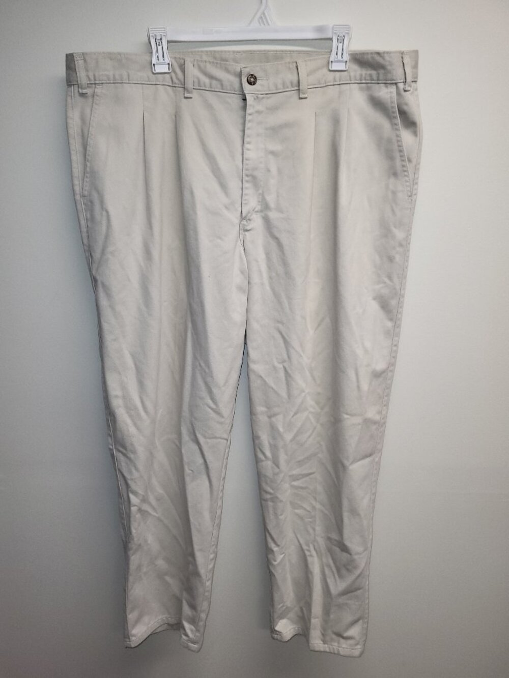 Canyon Creek Khaki Straight Leg Pants Womens 12x30 Beige Casual Comfort